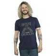 thumbnail image 2 of Game Of Thrones: House Of The Dragon Mens Throne Text T-Shirt, 2 of 3