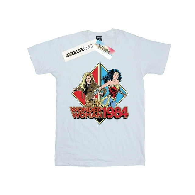 DC Comics T-Shirt Boyfriend en Coton Dos à Dos Wonder Woman 84 pour Femmes