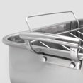 thumbnail image 4 of Cookpro 542 Rôtissoire en Acier Inoxydable avec V-Rack & Kit de Grattage & 44; Argent - 10 Pièces, 4 of 10