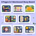 thumbnail image 2 of Busy Book Ejanmilar para niños pequeños de 1 a 3 años con temática de dinosaurios Montessori, 2 of 7