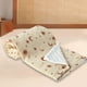 thumbnail image 5 of Manta polar de doble capa para niños | Edredón de gasa cálido y relajante | Manta suave de 100 x 120 cm para cama y sofá | Beige, blanco y naranja, 5 of 6