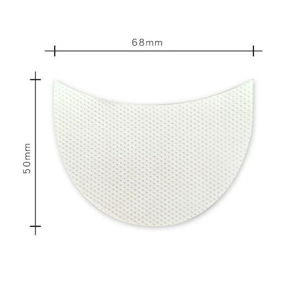 Zenghuiiii Eyeshadow Shields Makeup Tape Supplies Professional Adhesive Under Eye Crease Shields,Eyeliner Stencil Stickers For False Eyelashes 100PC Ice for Face
