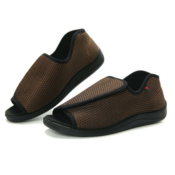 Wide slippers sales for elderly