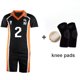 thumbnail image 1 of Disfraz de Anime Haikyuu Karasuno High School voleibol Club Hinata Syouyou Kageyama Tobio, uniforme deportivo, 1 of 4