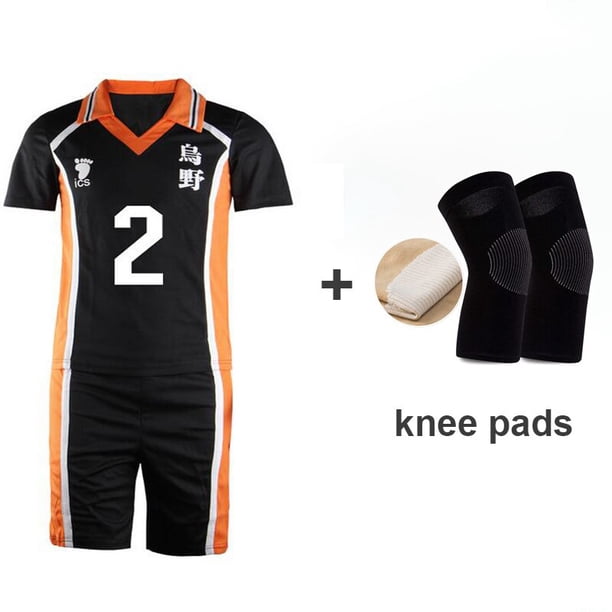 Disfraz de Anime Haikyuu Karasuno High School voleibol Club Hinata Syouyou Kageyama Tobio, uniforme deportivo