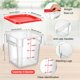 thumbnail image 2 of Contenedor de almacenamiento de alimentos Suclain Square Policarbonato 8qt, 2 of 6