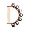 thumbnail image 4 of Handbell Hand Bells with 7pcs Jingle Bells Wood Handle Musical Instrument Toy for  Class, 4 of 7