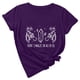 thumbnail image 1 of Camiseta de manga corta con cuello redondo y estampado de jersey suelto de verano para mujer Camiseta/camisa de manga corta con cuello redondo Pompotops  hfajkhk141798, 1 of 1
