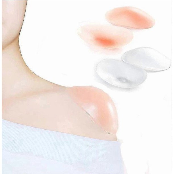 2 Pairs Of Silicone Shoulder Pads,non-slip Shoulder Pads,invisible Breathable Shoulder Pads