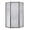 Brushed Nickel / Obscure Glass, variant on Craft + Main TDNA0470-OB-BN Tides 70" High X 55-1/2" Wide Framed Shower Enclosure - Nickel