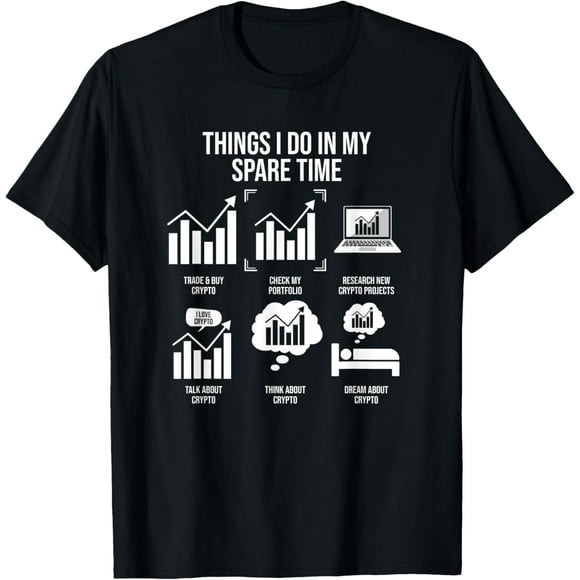 Cosas que hago en mi tiempo libre, Crypto Trading invertir T-Shirt