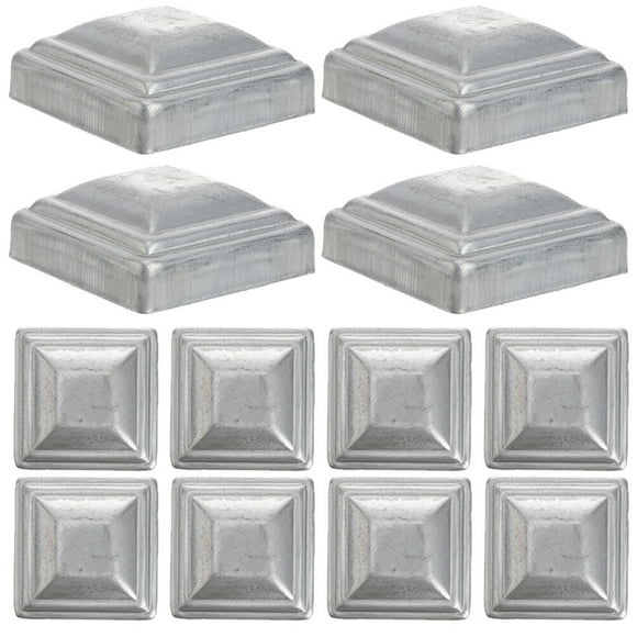 12pcs Fence Post Caps Fence Sealing Cover Square Post Caps Fence Protector