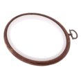 thumbnail image 4 of Juego de Anillos de Aro de Punto de Cruz de de de Aros de Bordado para Coser Artesanías , Color de madera, 12x15cm Macarena Aro de bordado de madera, 4 of 6