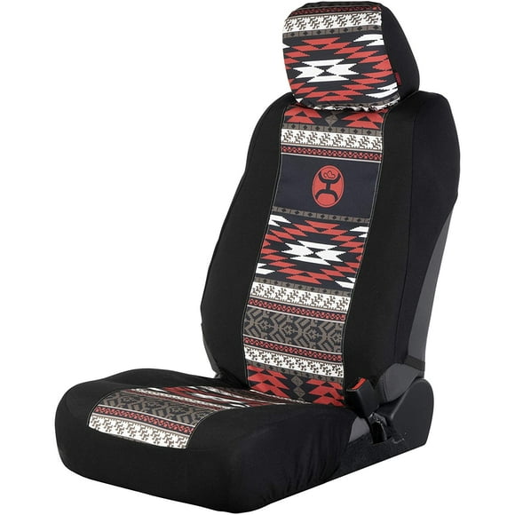 Hooey Driver and Passenger Auto Seat and Headrest Cover