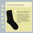 thumbnail image 4 of Bamboo Kids School Uniform Dress Socks Unisex Soft Crew Youth Socks 6 Pairs (as1, age, 11_years, 15_years, Black, 11-15 Years), 4 of 6