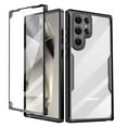thumbnail image 2 of FIEWESEY for Samsung Galaxy S24 Ultra, Built-in PET Screen Protector Dual Layer Full Body Protective Hard PC Back+Soft TPU Bumper Shockproof Phone Case for Galaxy S24 Ultra(Black), 2 of 5