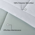 thumbnail image 5 of Mainstays Reversible Comforter and Sheet Set, 7-Piece, King, Sage, 5 of 13