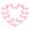 Pink, variant on Hopet Unisex Heart Shaped Rimless Sunglasses, Pink, 12 Pack, Lightweight Candy Colorful Glasses, Fun Trendy Transparent Heart Sunglasses Party Favor for Graduation Gift,Summer Party,Birthday,Vacation