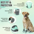 thumbnail image 5 of HQREA Dog Shoes for Large Dogs Anti-Slip Summer Pet Boots for Hot Pavement, 5 of 6