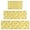 Yellow Lemon Fruit, variant on Yellow Lemon Fruit Dots LightYellow Pattern Kitchen Rugs Sets Of 3,Kitchen Runner Rugs Non Skid Washable,Decorative Kitchen Floor Mats for Kitchen,Sink,Laundry,17"x30"  17"x47"   17"x59"