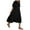 summer dress for women-Black, variant on Homecoming Dresses Plus Size Fashion Women Loose Solid Color O Puff Sleeve Casual Short Sleeves Dress Ropa De Mujer