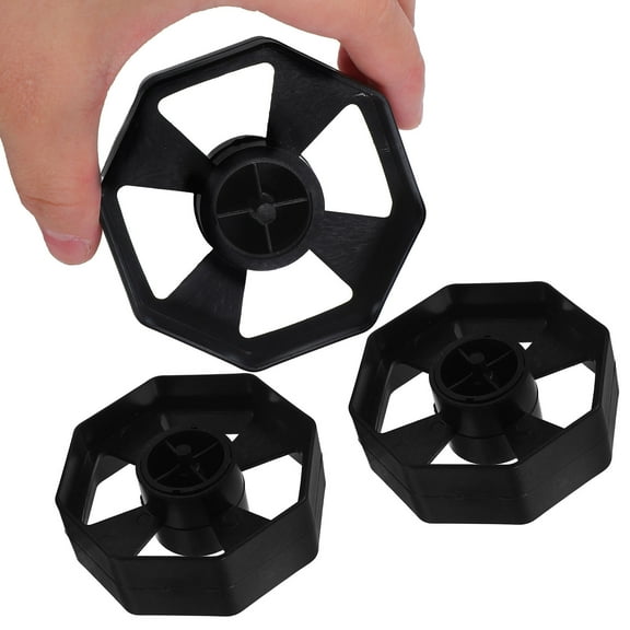 Housoutil Tape Dispenser Wheel Core, 3 Sets Black Core and Wheel for Effortless Tape, Dispenser Roll Insert for Home and Office