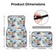 thumbnail image 5 of Balery Watercolor Sailboat Juego de 4 Alfombrillas para Auto, Revestimientos de Caucho Resistente, Diseño Antideslizante, 5 of 7