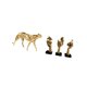 thumbnail image 5 of Figura de dorada, escultura animal, centro de mesa decorativo, estatua de pensador de resina, adorno de mesa, arte abstracto, artesanías, rec, 5 of 8