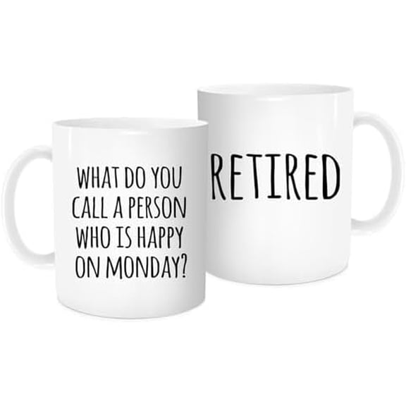 Retirement Gift for Women 2026, Funny Retirement Coffee Mug 11 oz, Retired Gifts for Woman Men, Gag Farewell Gifts for Coworkers Nurse Teacher Boss, Office Retired Coffee Cup