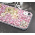 thumbnail image 3 of case for iPhone 12 Pro Max Bling Glitter Case,Luxury Bling Diamond Rhinestone Gemstone 3D Perfume Bottle and Flower Gemstone Soft TPU Back Cover Case for Women with iPhone 12 Pro Max 6.7", 3 of 10