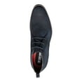 thumbnail image 3 of STACY ADAMS Mens Navy Textured Arch Support Removable Insole Kyron Round Toe Block Heel Lace-Up Leather Chukka Boots 11 M, 3 of 4