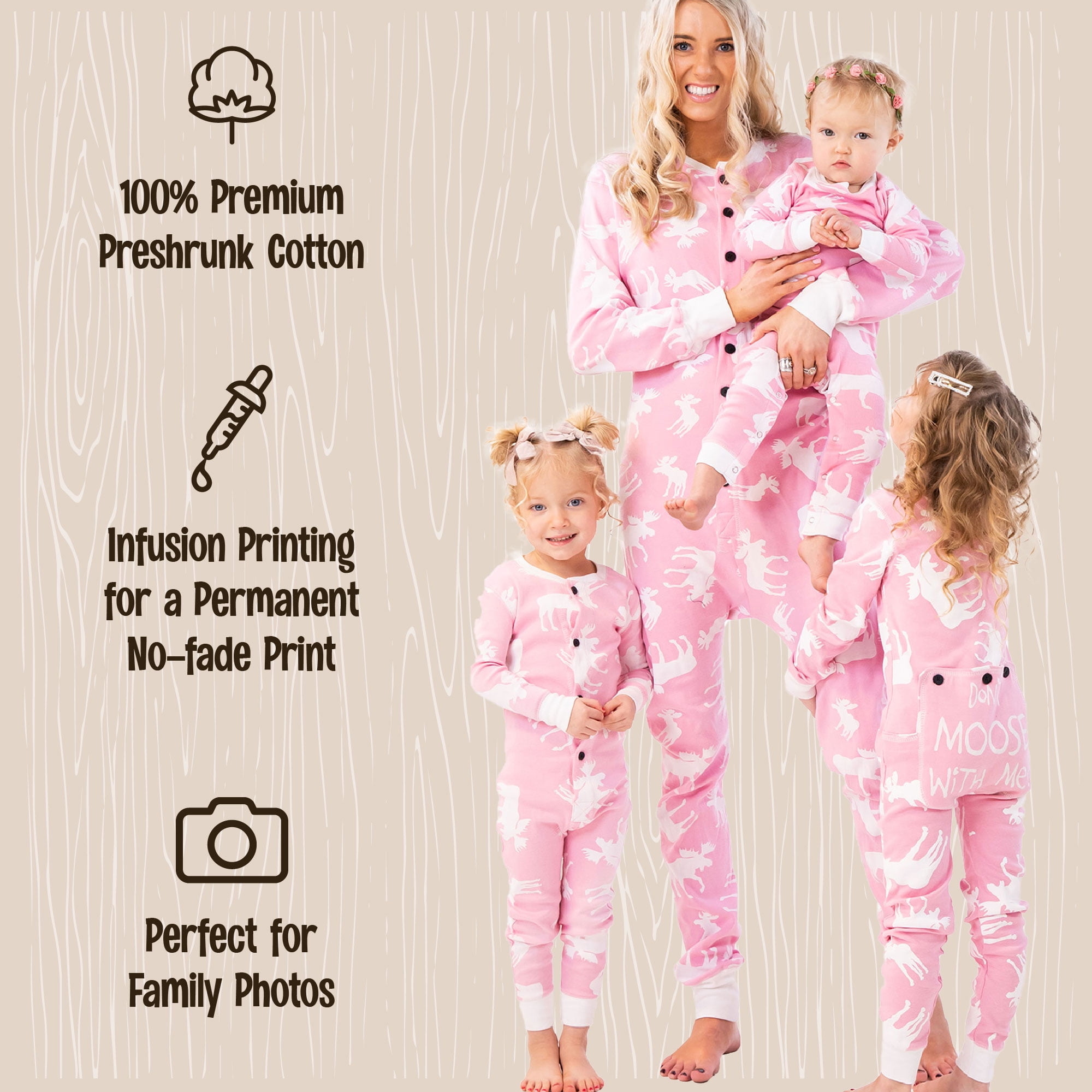 Pink Moose Flapjack Pajamas — Homestyle