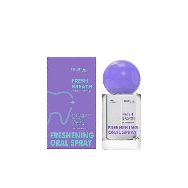 Mint Mouth Spray, Breath Spray for Adults, Bad Breath Treatment Oral Breath Spray, Breath Freshener for Bad Breath Mouth Spray, Dry Mouth Spray