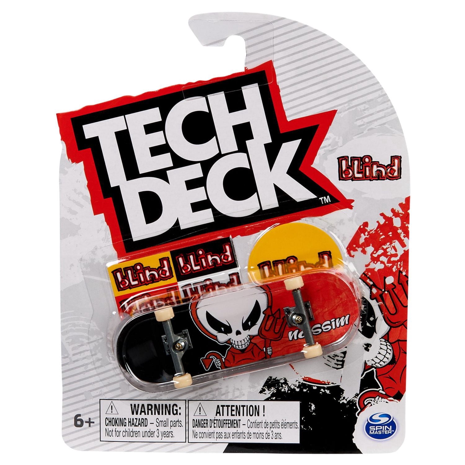 Tech Deck, 96mm Fingerboard Mini Skateboard with Authentic Designs, For Ages 6 and Up (Styles May Vary)