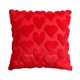 thumbnail image 2 of Funda de almohada para San Valentín, funda de cojín cuadrada con cremallera y corazón de amor Rojo, 2 of 7