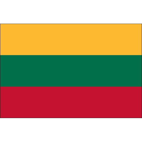Y H M National Flag Lithuania Flag 4 x 6 feet Bunting For Marine Industrial Use