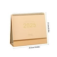 thumbnail image 4 of 2025 Mini Desk Calendar | Standing Flip Desktop Calendar with Twin Binding | Daily Schedule Planner | 7 Color Options | 10.04x8.39 Inches, 4 of 7