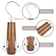 thumbnail image 2 of Perchero de madera maciza liso con gancho giratorio, organizador de armario para ahorrar espacio, percha de madera para cinturones y bufandas, paquete de 2, 2 of 5