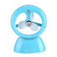 thumbnail image 1 of Mini ventilador de nebulización USB recargable de mano con humidificador de refrigeración personal azul, 1 of 8