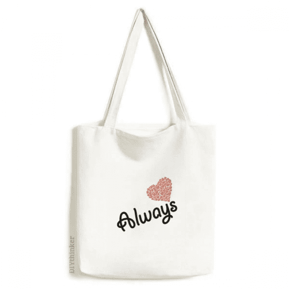 Companion Forever Art Deco Fashion Tote Canvas Bag Shopping Satchel Casual Handbag