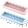 thumbnail image 4 of Caja de plástico transparente de 2 uds. con tapa, cajas de bolígrafos de papelería de plástico acrílico a granel compatibles con niños, niñas, niños, adultos, estudiantes Compati Afortunado Sencillez, 4 of 5