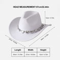 thumbnail image 3 of Gtoiithly Fedora Hats for Women British Fashion Elegant Jazz Hat Vintage Womens Hats L1-Red, 3 of 5