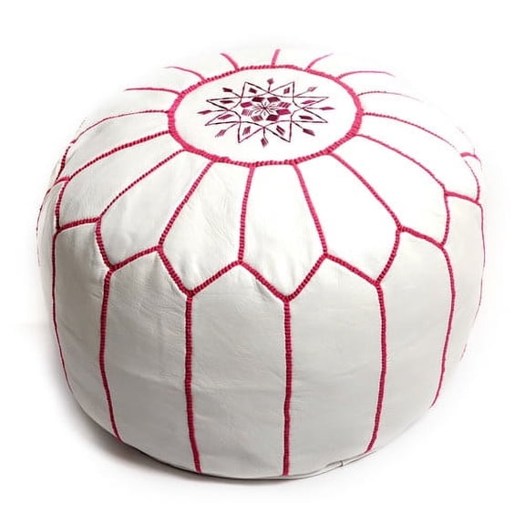 Beldi Nest Moroccan Pouf Leather Ottoman