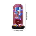 thumbnail image 3 of Heart Shaped Night Light With Preserved Glass Rose, Starry Sky Projection Romantic Gift For Valentine‘S Day And Birthdays, Bedside And Home Accent Lamp, 3 of 7