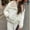 White, variant on Women Faux Leather Jacket Zip Up Fashion Sherpa Lined Aviator Coat Winter Warm Short Biker Moto Outerwear