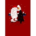 thumbnail image 2 of Men's Lost Gods Decorating wth Yeti  T-Shirt - Red - Large, 2 of 4