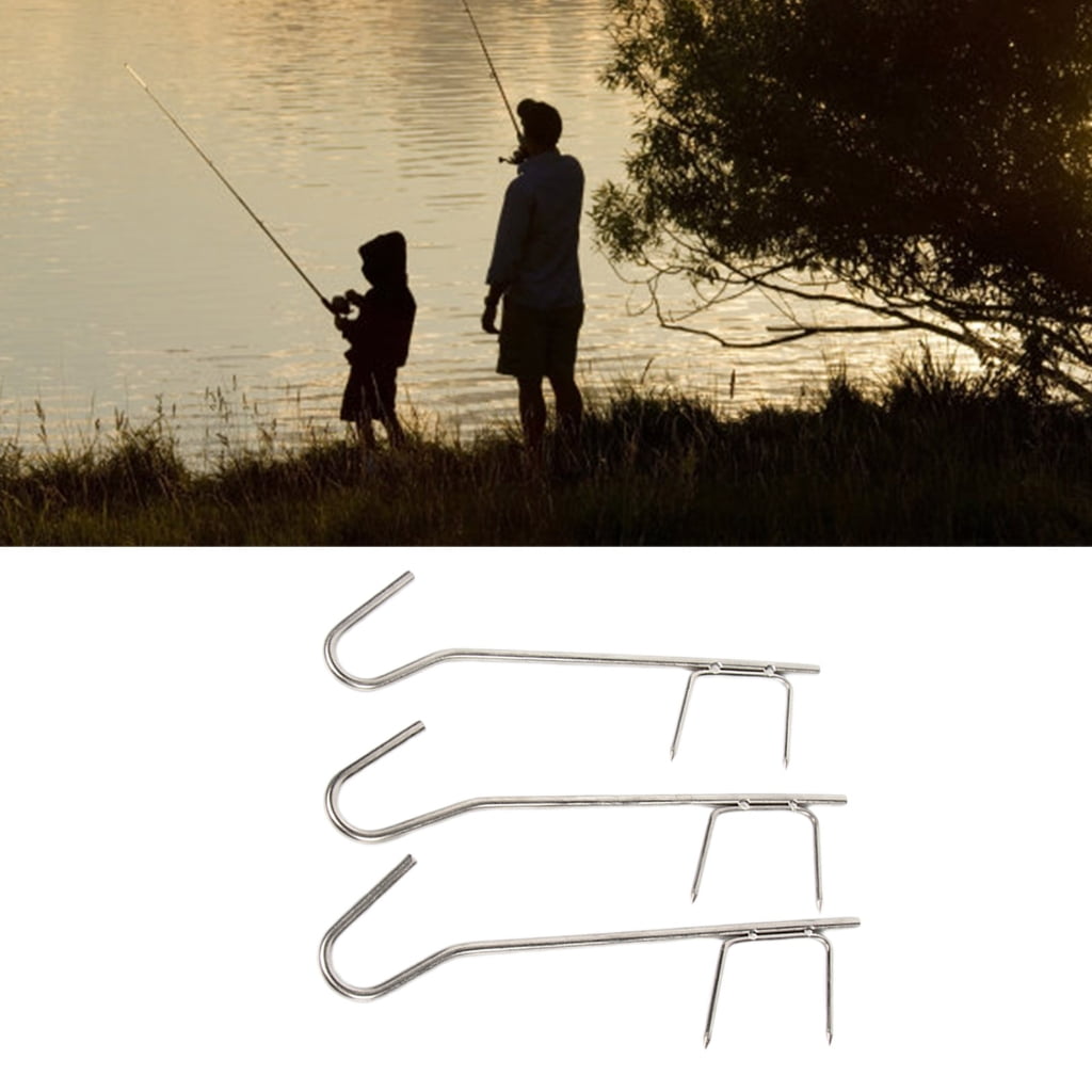 10PcsSm0k1ngHooks Set Hooks for Fish Smoking, Stainless Steel Fishing Hooks