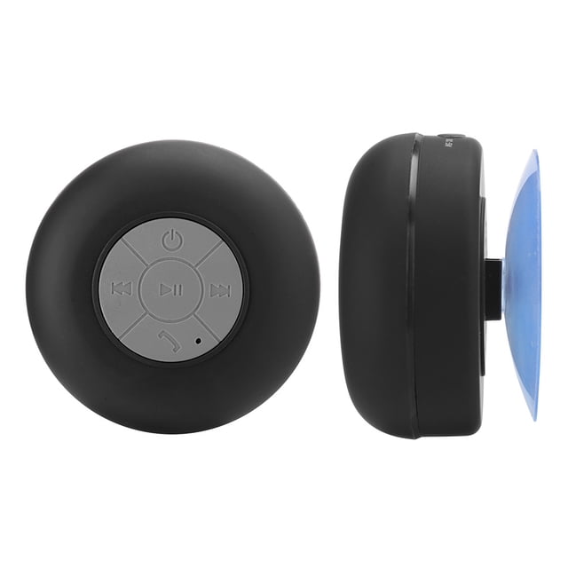 Mini altavoz inalámbrico Bluetooth para baño, reproductor de música resistente al agua con ventosa