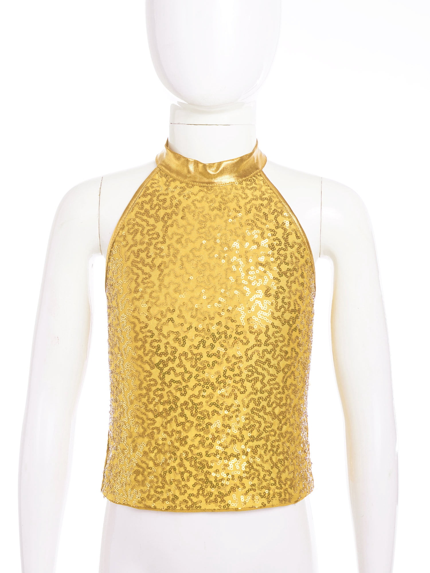 sequin halter top dance