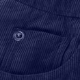 thumbnail image 5 of GXIPO Womens Mid Rise Cord Barrel Jeans Casual Baggy Wide Leg Corduroy Cropped Ankle Pants with Pockets Dark Blue M, 5 of 7